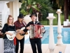 70th birthday party Italian music roving band